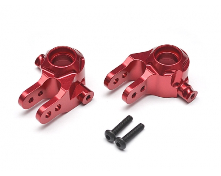 Aluminum Front Knuckles - 1 Pair Red
