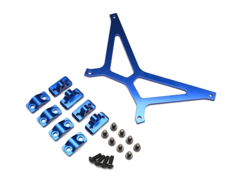 Aluminum Battery Holder Strap - 1 Pc Blue Aluminum Battery Holder Strap - 1 Pc Blue