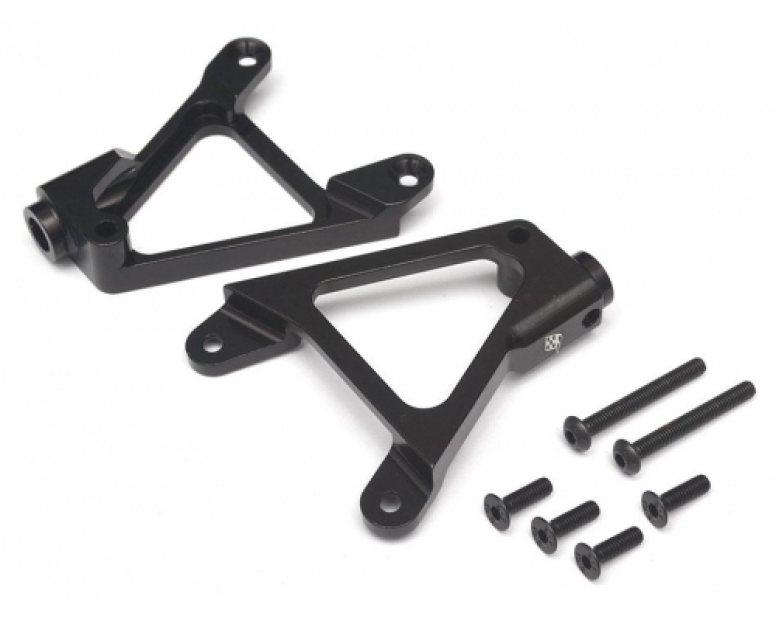 Aluminum Rear Shock Tower - 1 Pair Black