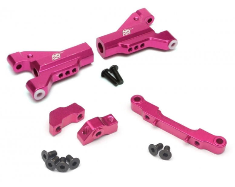 Performance Combo Package C Upgrade Set For D4 (Y Sharp Lower Suspension, Suspension Front Mount) Pink Performance Combo Package C Upgrade Set For D4 (Y Sharp Lower Suspension, Suspension Front Mount) Pink