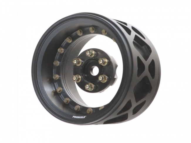Extra Wide CAL 6-Lug Matte Black/Clear