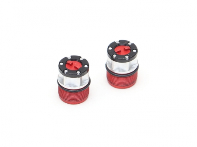 Locking Wheel Cap Red