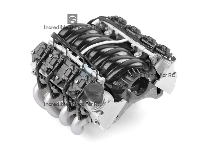 LS7 V8 Engine (Silver)