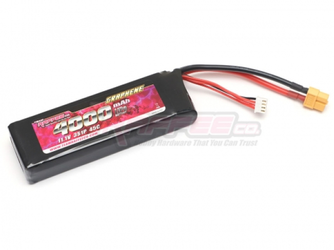 3S 4K mAh 45C XT60 Soft Case Graphene